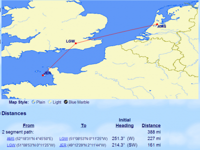 AMS-LGW-JER on GC Map