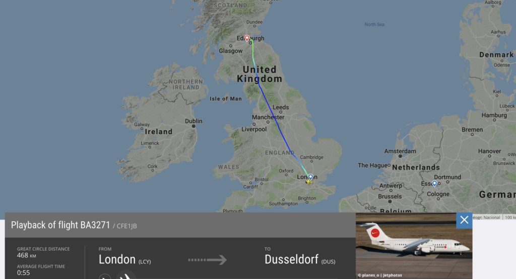 a map of the united kingdom with a plane flying